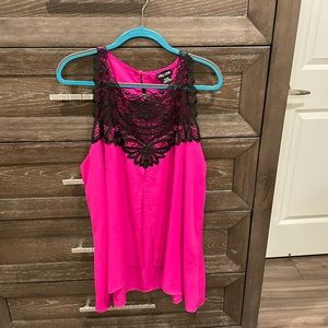 Lacey sleeveless top